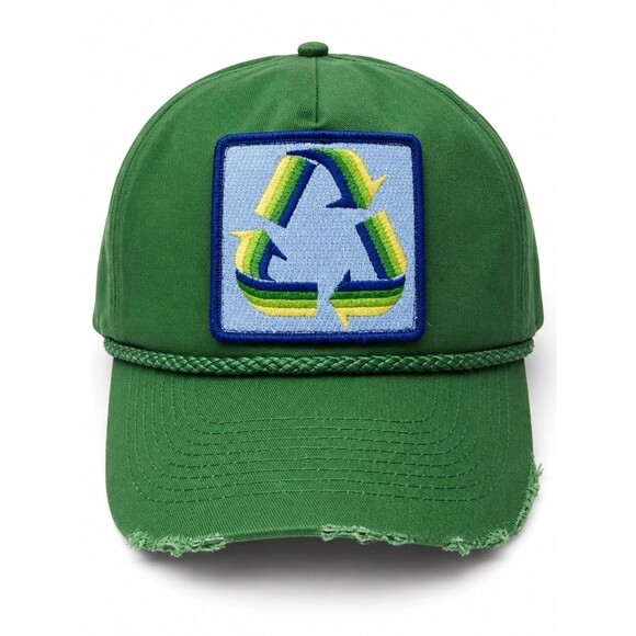 Rare Vintage Aviator Nation Recycle Patch Trucker Hat main image 6